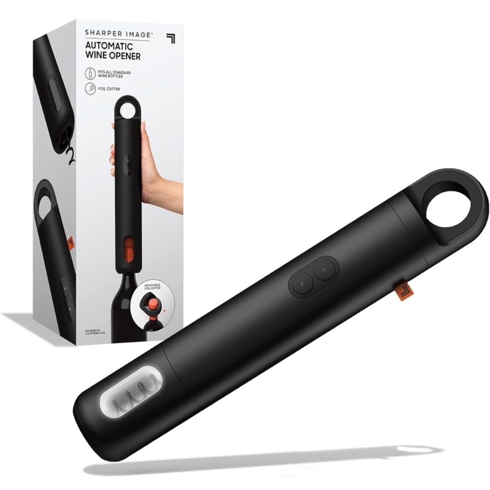 Sharper Image Electric automatic Wine Opener - Black